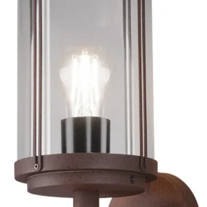 202360124 APLIQUE PARED ALUMINIO OXIDO TANARO E27 IP44 TRIO