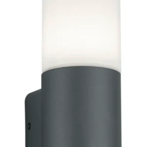 224060142 APLIQUE PARED ALUMINIO ANTRACITA HOOSIC E27 IP44 TRIO