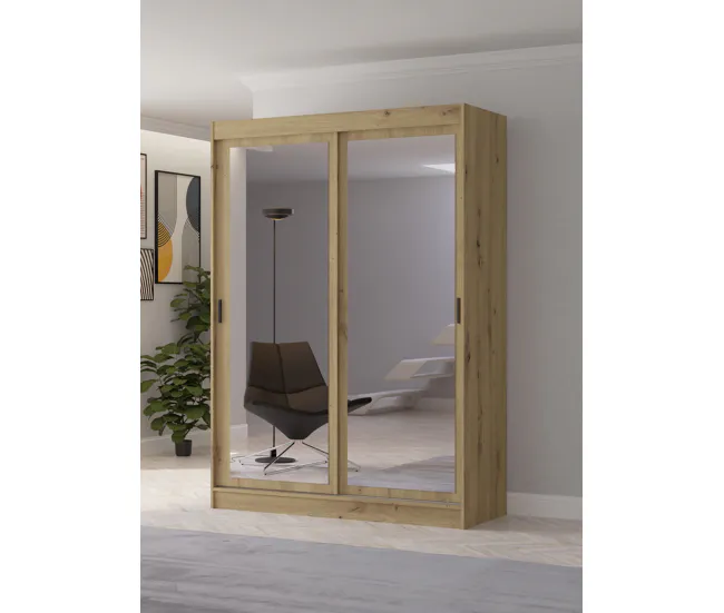 Armario TOUCH II puertas correderas con espejo 150x215cm