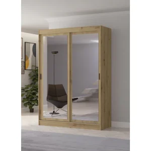 Armario TOUCH II puertas correderas con espejo 150x215cm