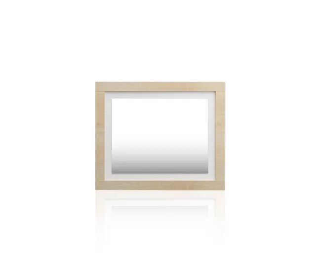 Colgador de Toallas Espejo rectangular Kira Cambria - Blanco 75 x 90 x 3,5 cm