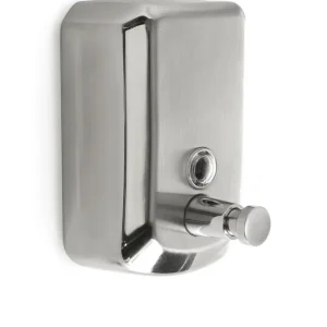 Dispensador de jabón de pared de 1000 ml en acero inoxidable de Gedy modelo Epos - Radiante