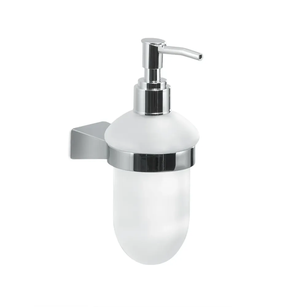 Dispenser sapone parete con erogatore plastica Gedy serie Tonale - Cromato