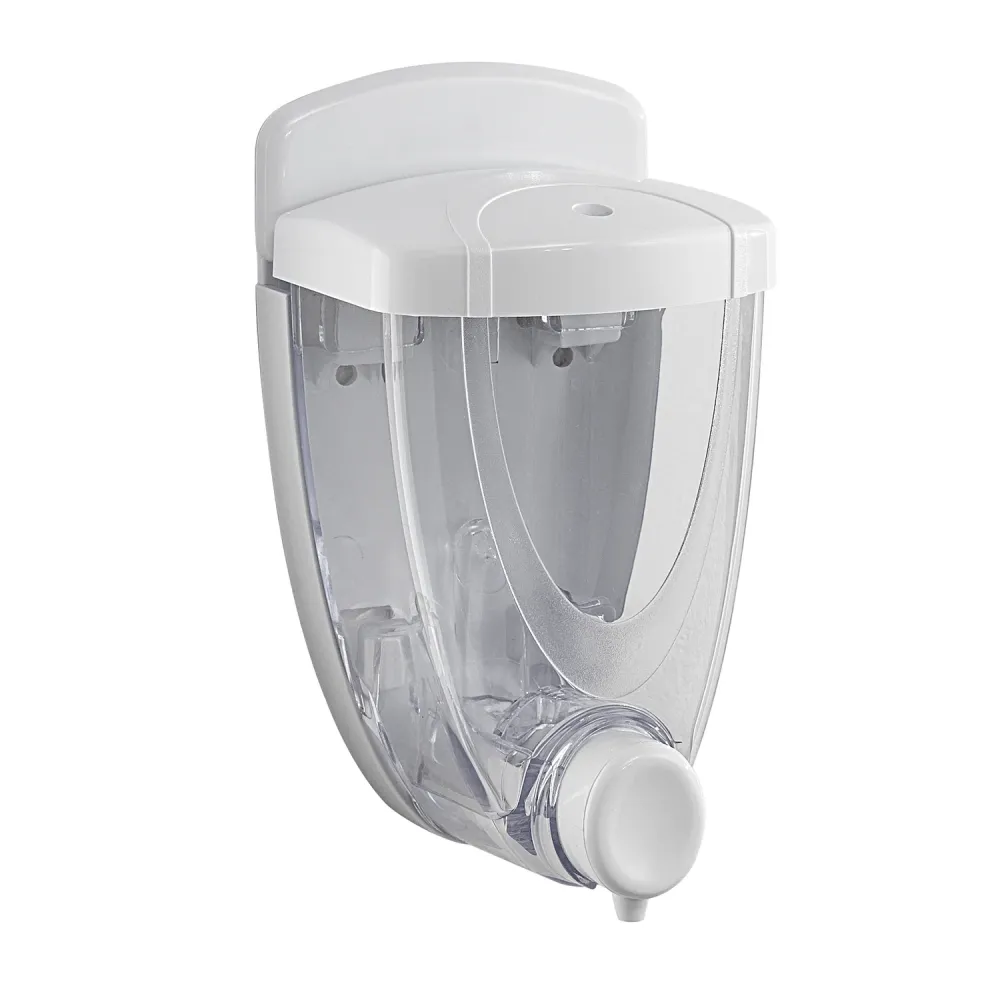 Distributore sapone parete Gedy modello Torpedo da 600 ml - Bianco