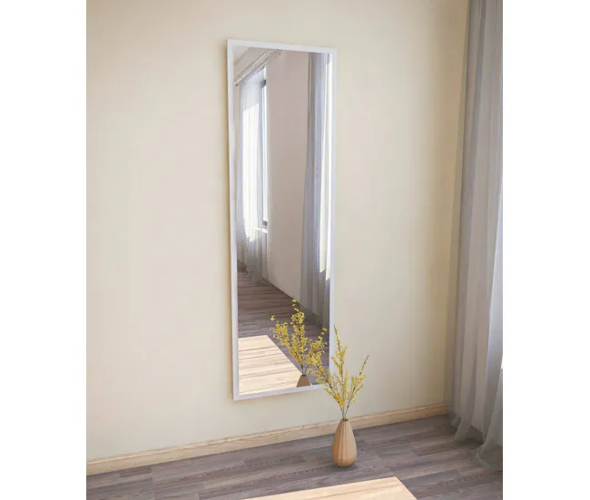Espejito Dcarrier, Espejo, Objeto de decoración de pared, Decoración de espejo, 50x2h160 cm, Roble