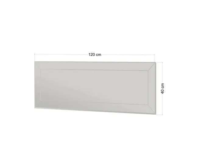 Espejito Dpesol, Espejo, Objeto de decoración de pared, Decoración de espejo, 40x2h120 cm, Blanco