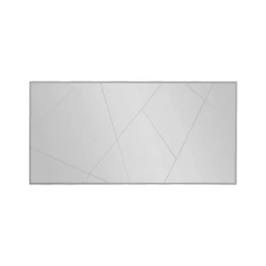 Espejito Dpessott, Espejo, Objeto de decoración de pared, Decoración de espejo, 170x2h60 cm, Blanco