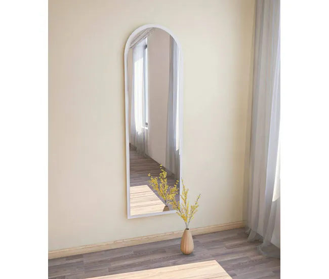 Espejito Dpolon, Espejo, Objeto de decoración de pared, Decoración de espejo, 50x2h160 cm, Roble