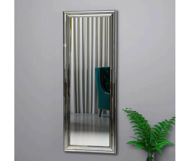 Espejito Dpresicc, Espejo, Objeto de decoración de pared, Decoración de espejo, 40x3h105 cm, Plata