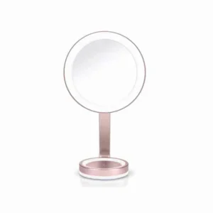 Espejo de Aumento con LED Babyliss 9450E Rosa con Ventosa