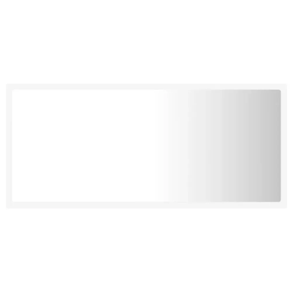 Espejo de baño con luces LED blanco 37x90x8,5 cm (Resistente la Corrosión)