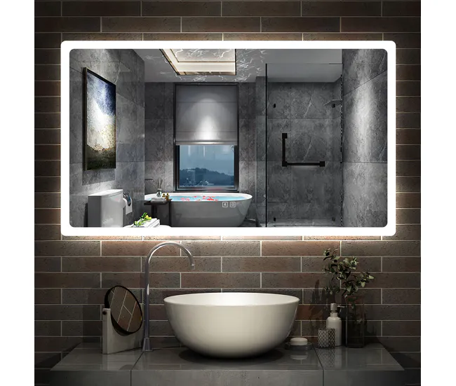 Espejo de baño LED 160×80cm + Bluetooth + antivaho