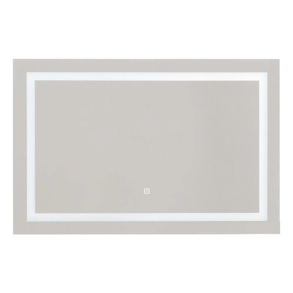 Espejo Con Luz Led Rectangular Encendido Touch Baño Pared