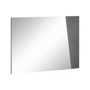 Espejo Dabadal, Espejo de baño, 100% Made Italy, 80x2h60 cm, Blanco brillo