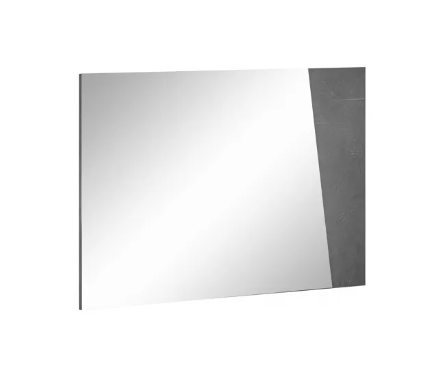 Espejo Dabadal, Espejo de baño, 100% Made Italy, 80x2h60 cm, Blanco brillo