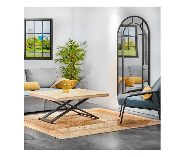Espejo Lolle Negro 80 x 180 x 3,5 cm