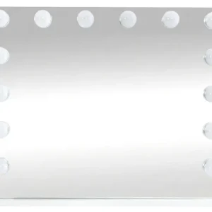 Espejo de maquillaje Palmdale Plástico Blanco 16X80X68 cm