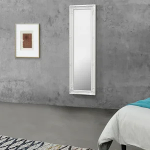 Espejo de Pared - Cuerpo entero - Livorno - 132 x 42 x 3,5 cm - Marco Eucalipto - Negro