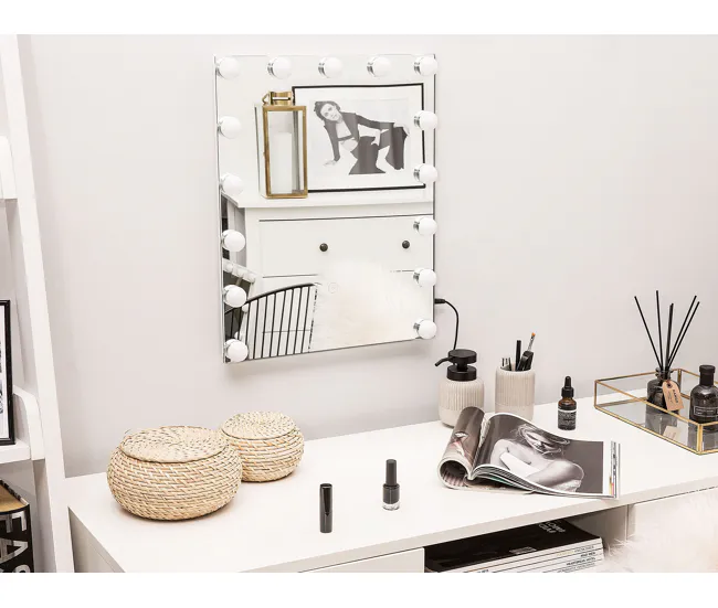 Espejo de pared LED 40x50 cm LUCENAY