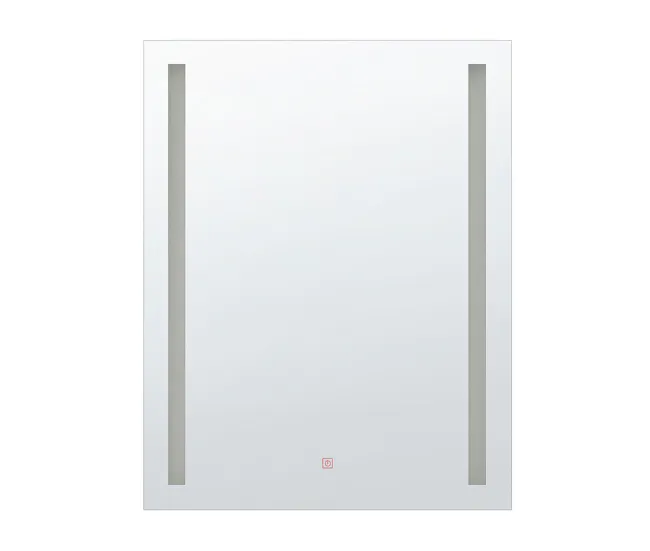 Espejo de pared LED 60x80 cm plateado MARTINET