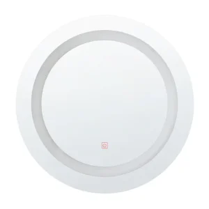 Espejo de pared LED plateado ø 58 cm SELUNE con Garantí de 2 ños