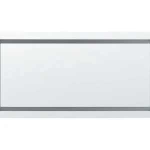 Espejo de pared LED de vidrio plateado 120 x 60 cm BENOUVILLE