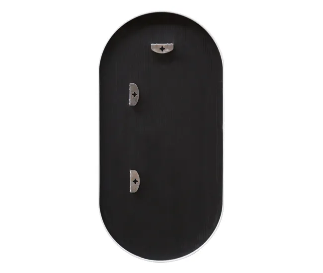Espejo de pared para el baño Corato aluminio elíptica 40 x 80 cm dorado