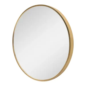 Espejo de pared para el baño Modugno aluminio redonda Ø 60 cm negro