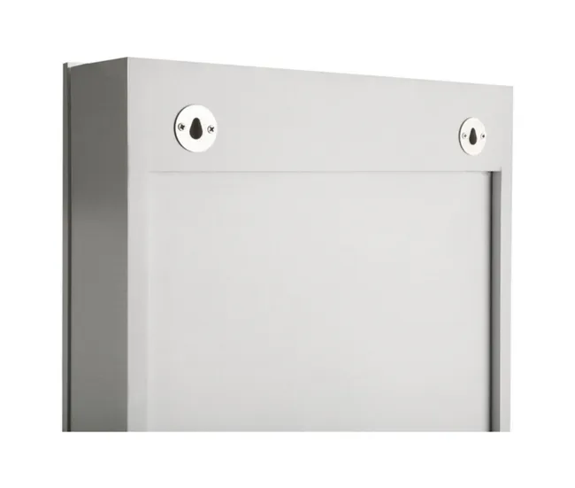 Espejo de pared Versa Blanco Madera MDF Minimalista 10 x 120 x 30 cm