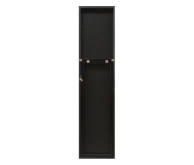 Espejo de Pie Barletta ajustable inclinable plástico 151 x 36 cm negro