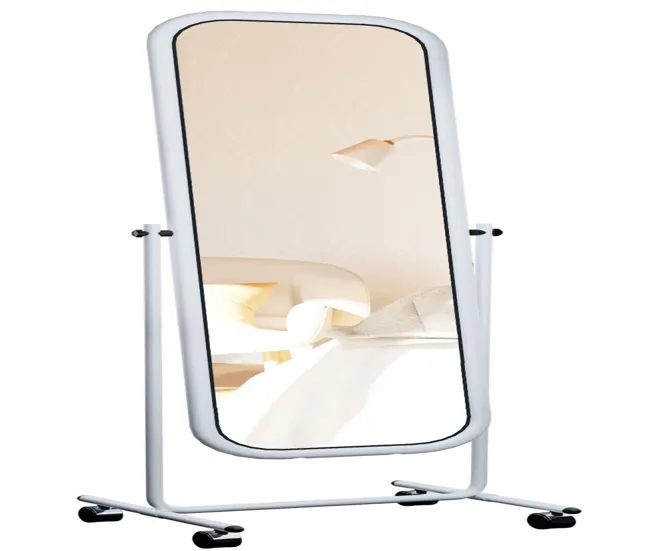Espejo de pie Medusa Eckig Acero Blanco 45X48X166 cm