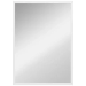 HOMCOM Espejo Rectangular Espejo de Baño 50x70 cm Espejo de Pared Decorativo para Salón Entrada Pasillo Horizontal o Verti...