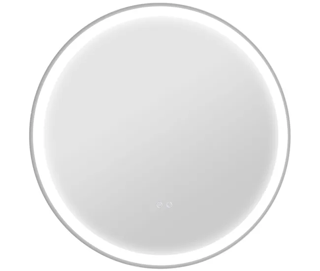 kleankin Espejo de Baño con Luces LED Ajustable Ø60 cm Espejo para Baño Redondo con Antivaho Función de Memoria e Interrup...