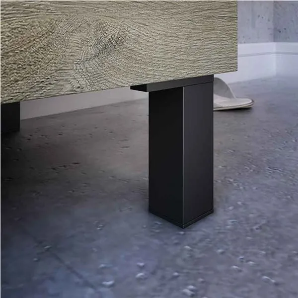 Mueble de lavabo Athena con espejo roble Alaska en Acero Inoxidable