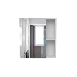 Mueble de Pared de Baño Labelle, con espejo 160CM X 20.3CM X 62.4CM L Blanco