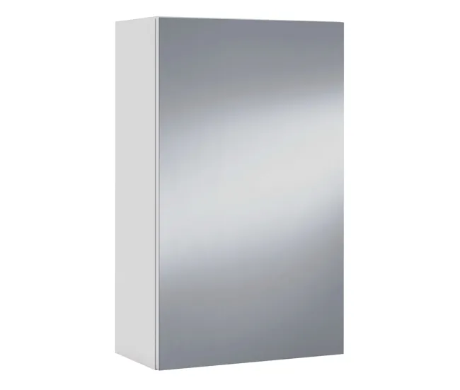 Pack Armario con Espejo + 2 Espejos Color Blanco Brillo baño Aseo Muebles almacenaje 65x80x21 cm