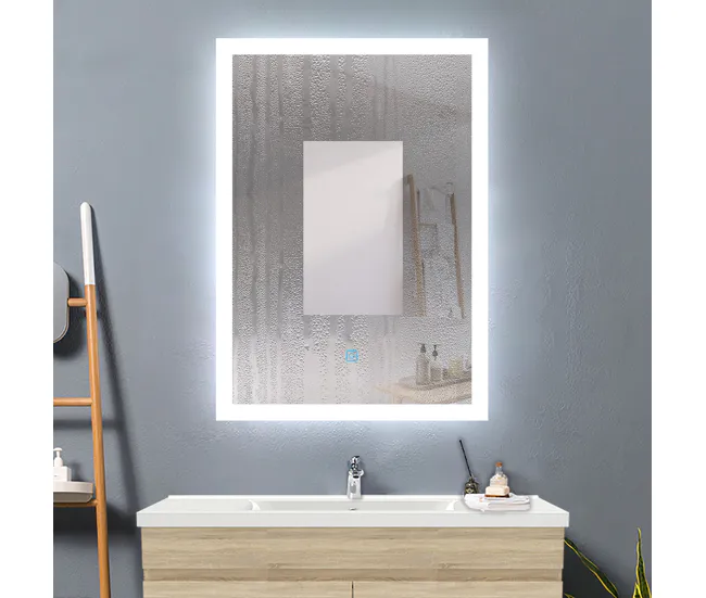 Premium de Lujo Espejo de baño LED 70×50cm + antivaho + interruptor táctil