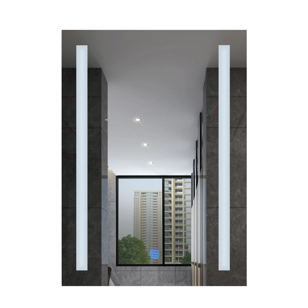 Premium de Lujo ESPEJO LED CUADRADO PLATEADO C/LUZ BLANCA 60*80CM
