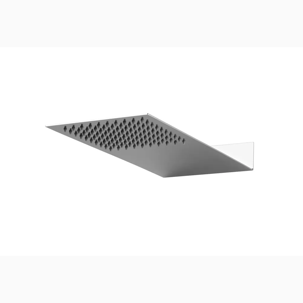 Soffione de ducha de pared ultraslim Ares Blade 430x200 mm en acero inoxidable