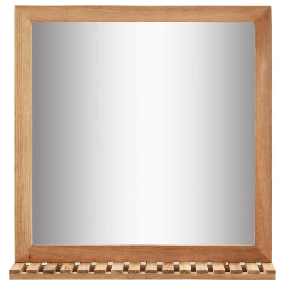 Specchio da bagno Miraxis | Legno di noce