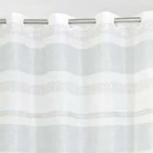 02913 CORTINA DE DUCHA ANILLA FACIL AMARA MARFIL 180x200cm DINTEX