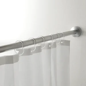 12 anillos para cortina de ducha en resinas termoplásticas de Gedy - Transparente