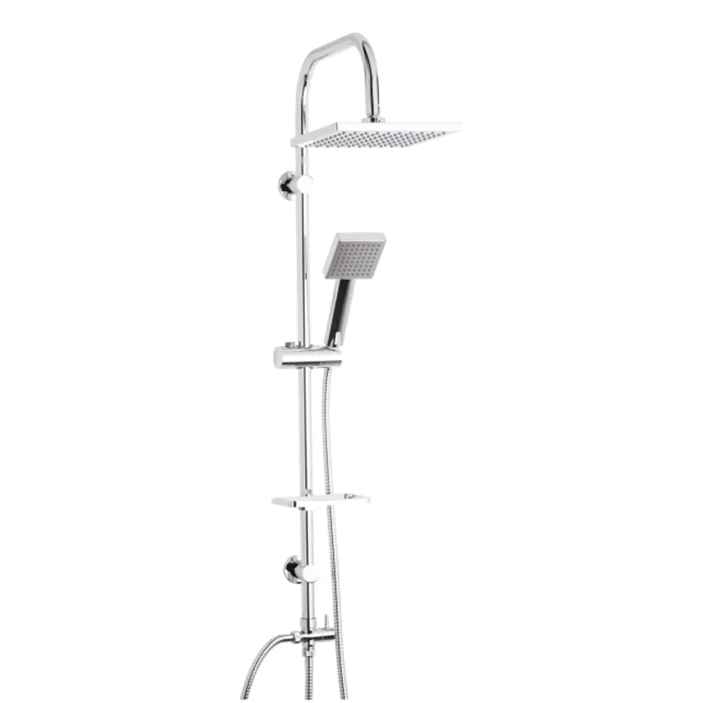 Colonna doccia modello Procida inox e soffione e doccetta ABS Collezione Privilegiado Shower