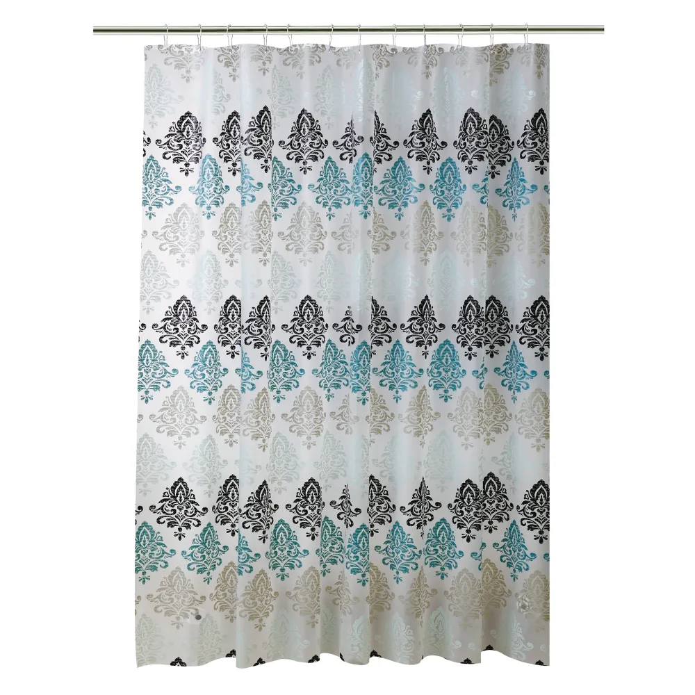 Cortina de ducha Bath Bliss con diseño de cachemira