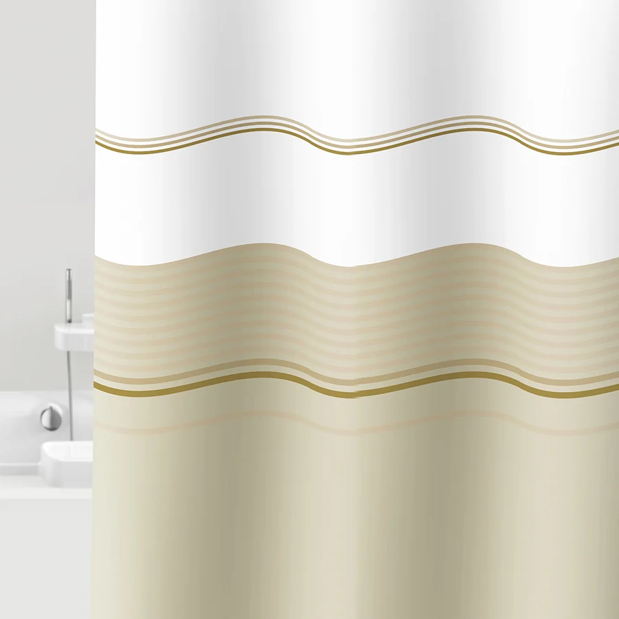 Cortina de ducha de vinilo 100% PVC reciclable. Modelo Vainilla Dimensiones cm 120x200h