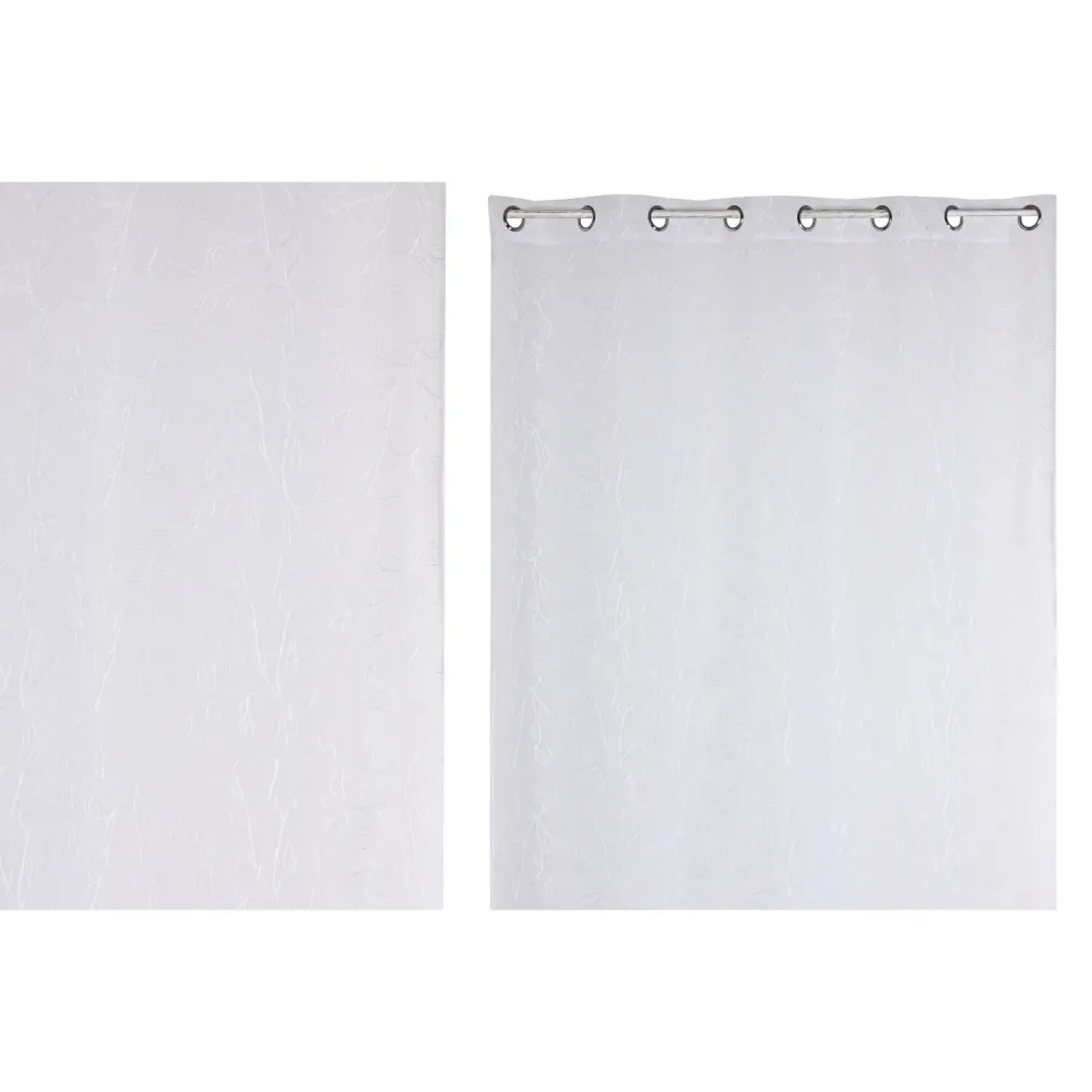 CORTINA POLIESTER 140X260 8 ANILLAS BLANCO