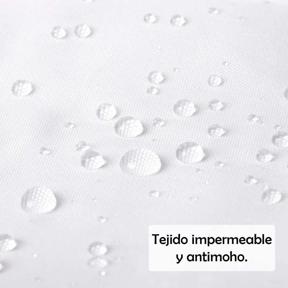 Cortina de Baño Impermeable, Anti moho- Tropical para Renovación de Baño
