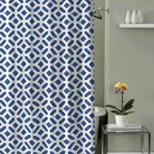 CORTINA PARA BAÑO 12 GANCHOS 55-90 GSM 180X180C