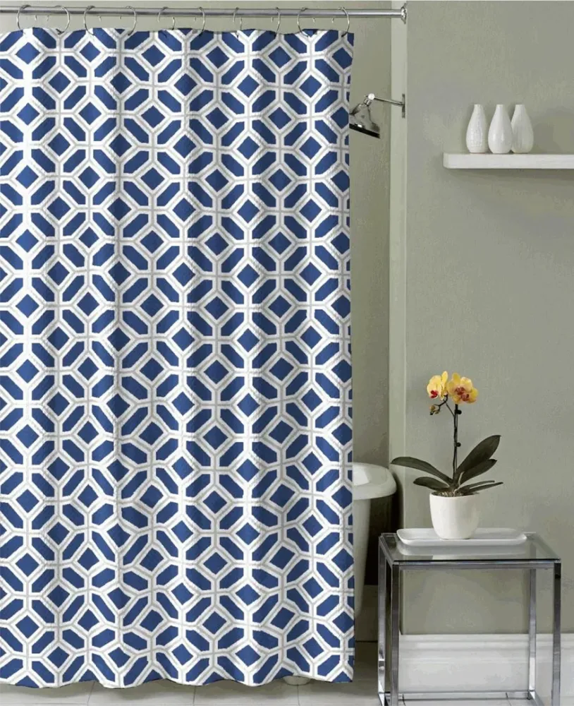 CORTINA PARA BAÑO 12 GANCHOS 55-90 GSM 180X180C