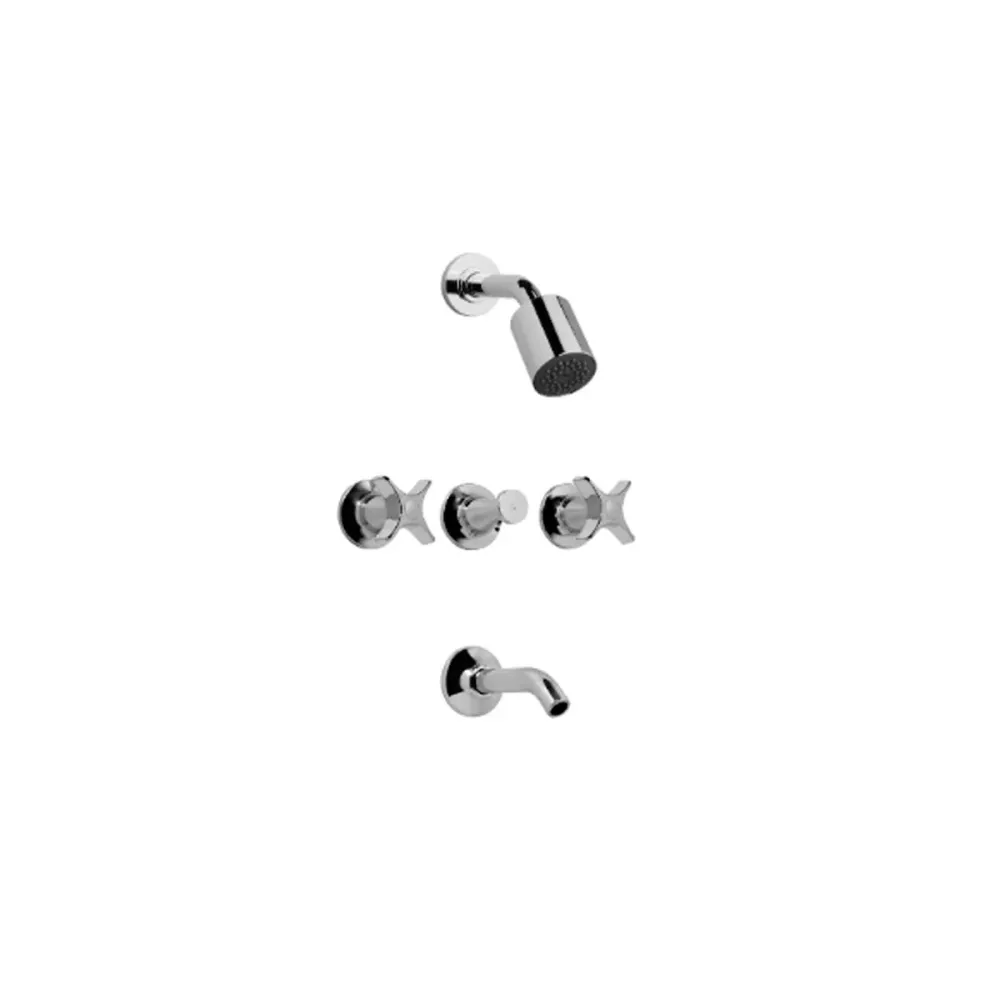 FV PETALO JUEGO PARA BAÑERA Y DUCHA 0103/M3P-CR
